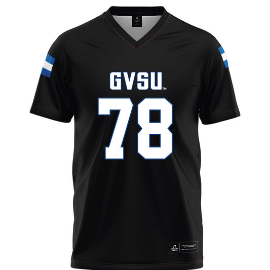 Grand Valley - NCAA Football : Noah Klein - Black Football Jersey-0