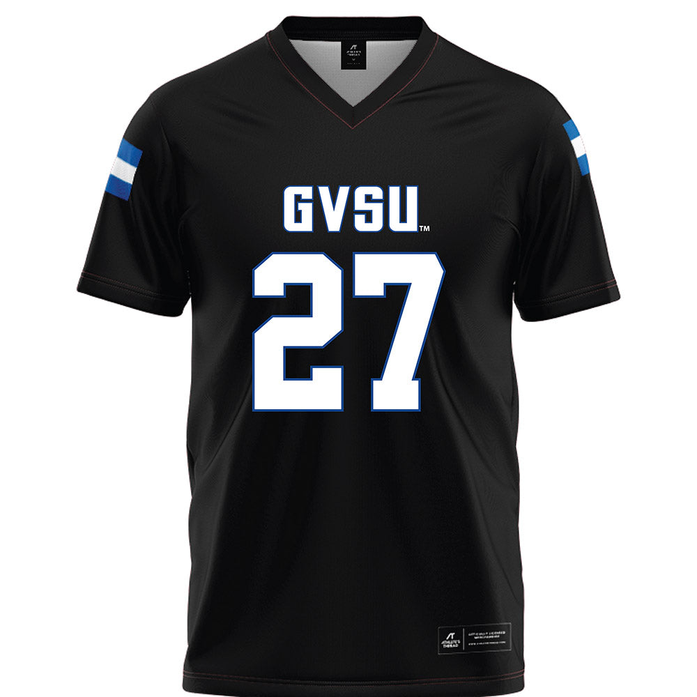Grand Valley - NCAA Football : Chris Little - Black Football Jersey-0