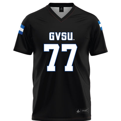Grand Valley - NCAA Football : JJ Wilson - Black Football Jersey-0