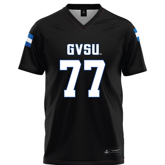 Grand Valley - NCAA Football : JJ Wilson - Black Football Jersey-0