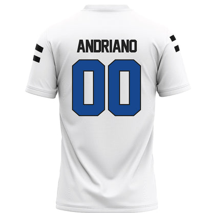 Grand Valley - NCAA Football : Mattia Andriano - White Football Jersey-1
