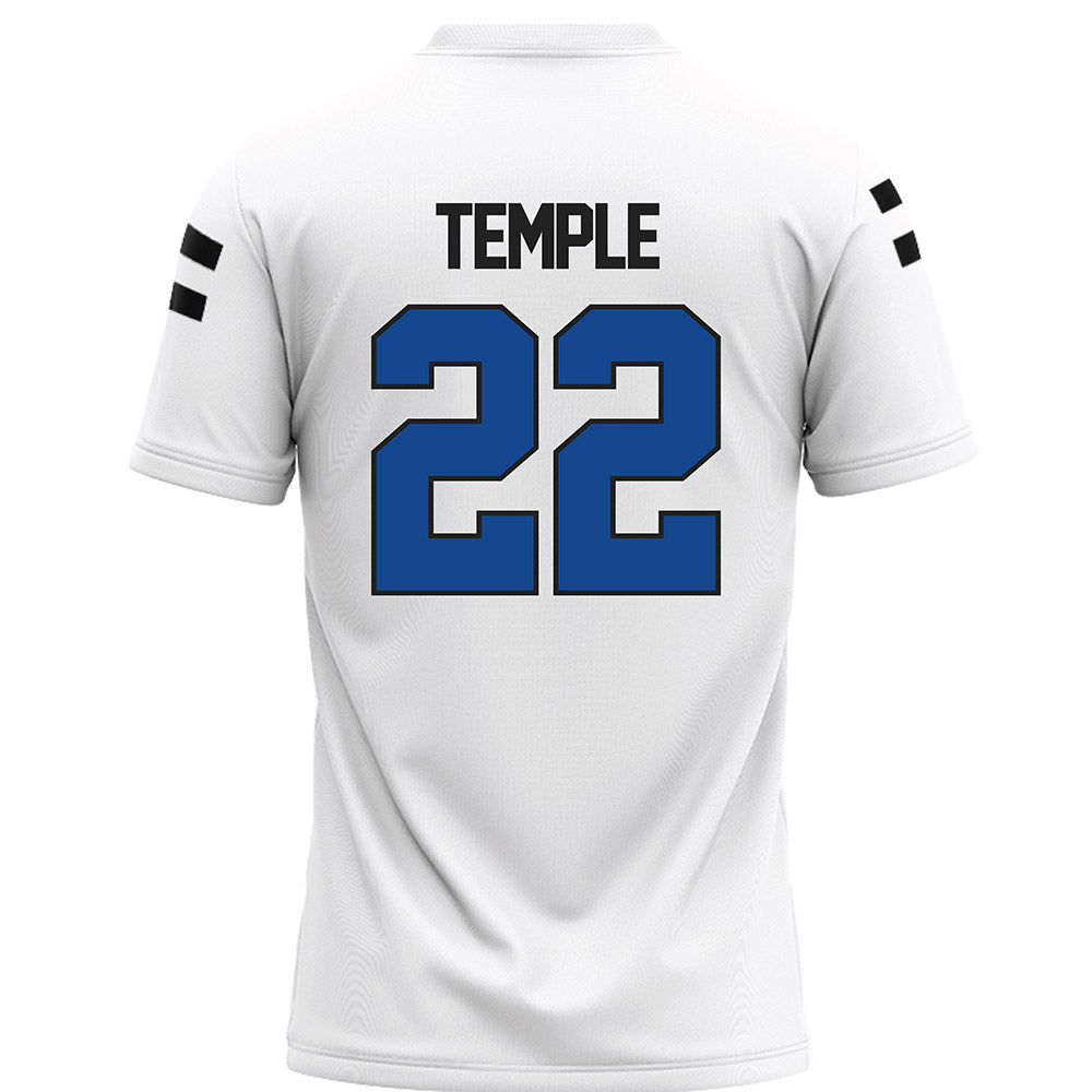 Grand Valley - NCAA Football : Troy Temple - White Football Jersey-1