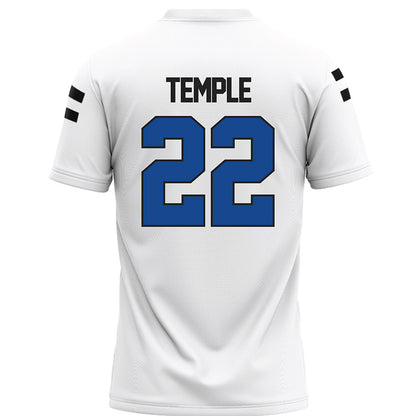 Grand Valley - NCAA Football : Troy Temple - White Football Jersey-1