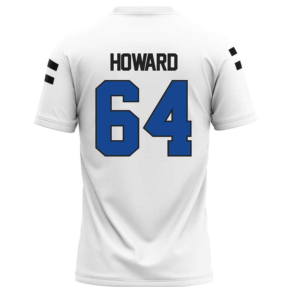 Grand Valley - NCAA Football : Barry Howard - White Football Jersey-1