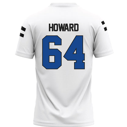 Grand Valley - NCAA Football : Barry Howard - White Football Jersey-1