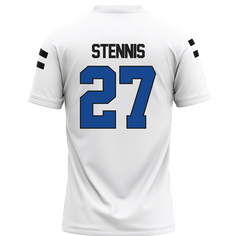 Grand Valley - NCAA Football : Damon Stennis - White Football Jersey-1
