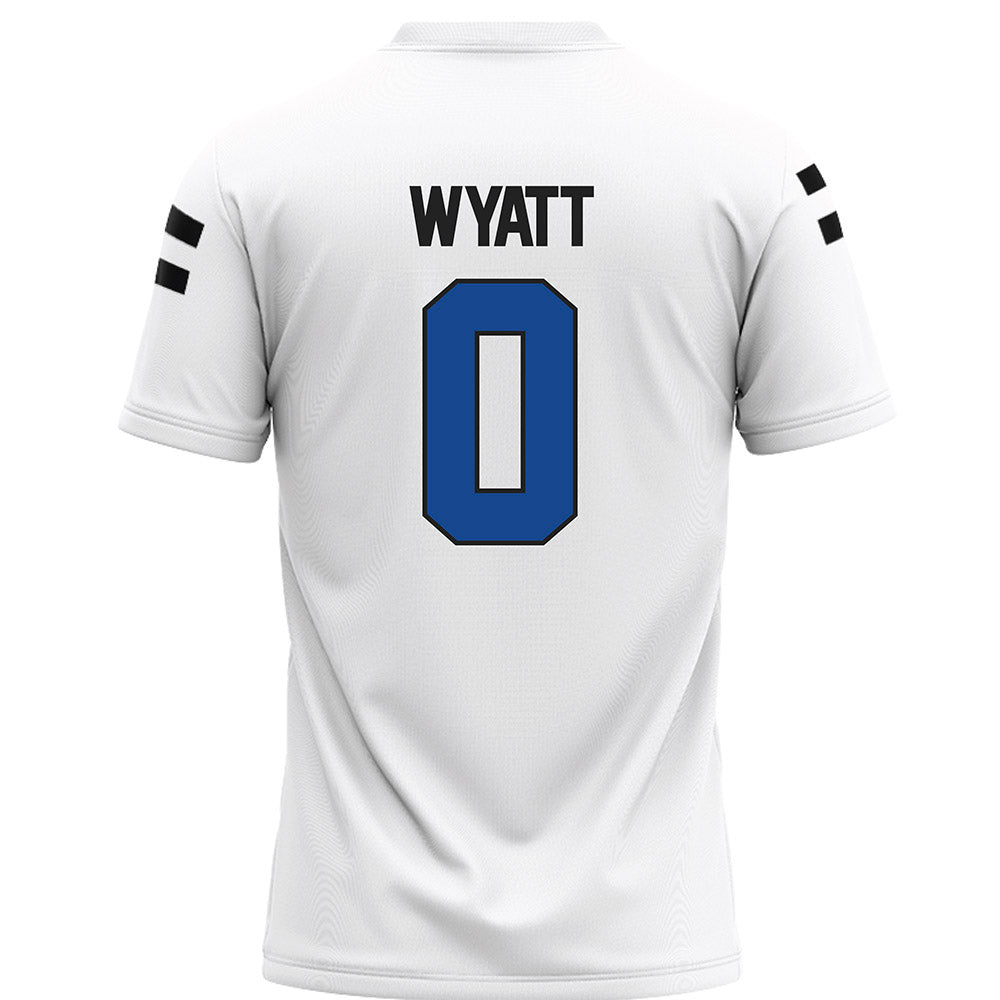 Grand Valley - NCAA Football : Torian Wyatt - White Football Jersey-1
