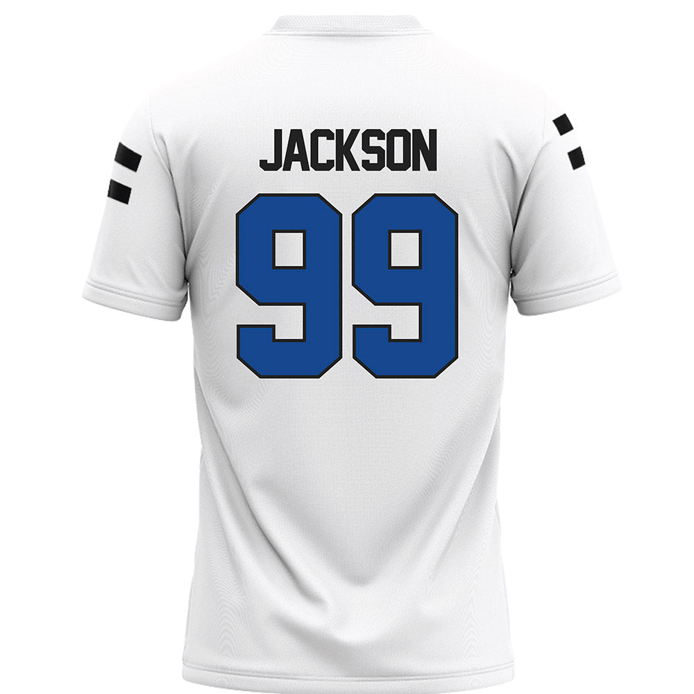 Grand Valley - NCAA Football : Tyus Jackson - White Football Jersey-1