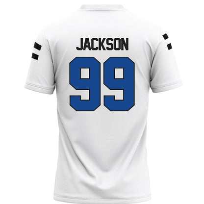 Grand Valley - NCAA Football : Tyus Jackson - White Football Jersey-1