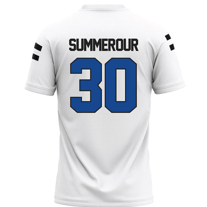 Grand Valley - NCAA Football : Cameron Summerour - White Football Jersey-1