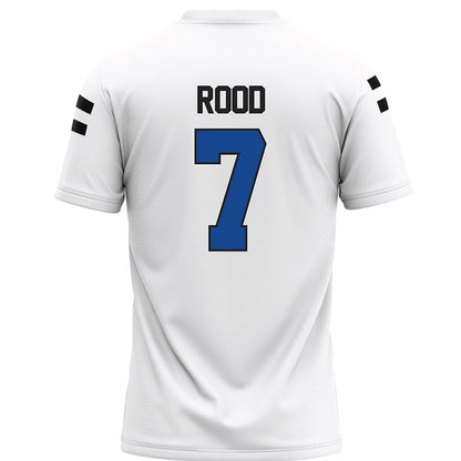 Grand Valley - NCAA Football : Derek Rood - White Football Jersey-1