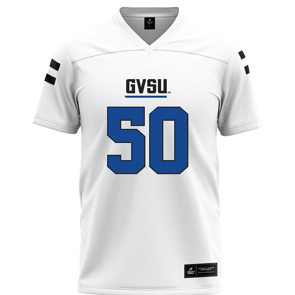 Grand Valley - NCAA Football : Gabriel Brown - White Football Jersey-0