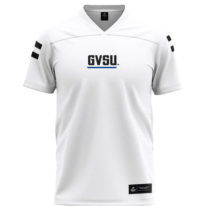 Grand Valley - NCAA Football : Miles Sharp - White Football Jersey-0
