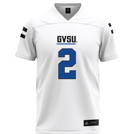 Grand Valley - NCAA Football : Tariq Reid - White Football Jersey-0