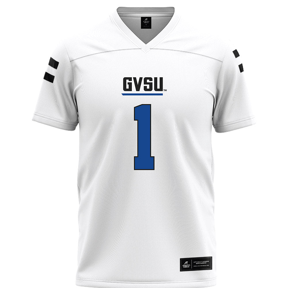 Grand Valley - NCAA Football : lynn wyche - White Football Jersey-0