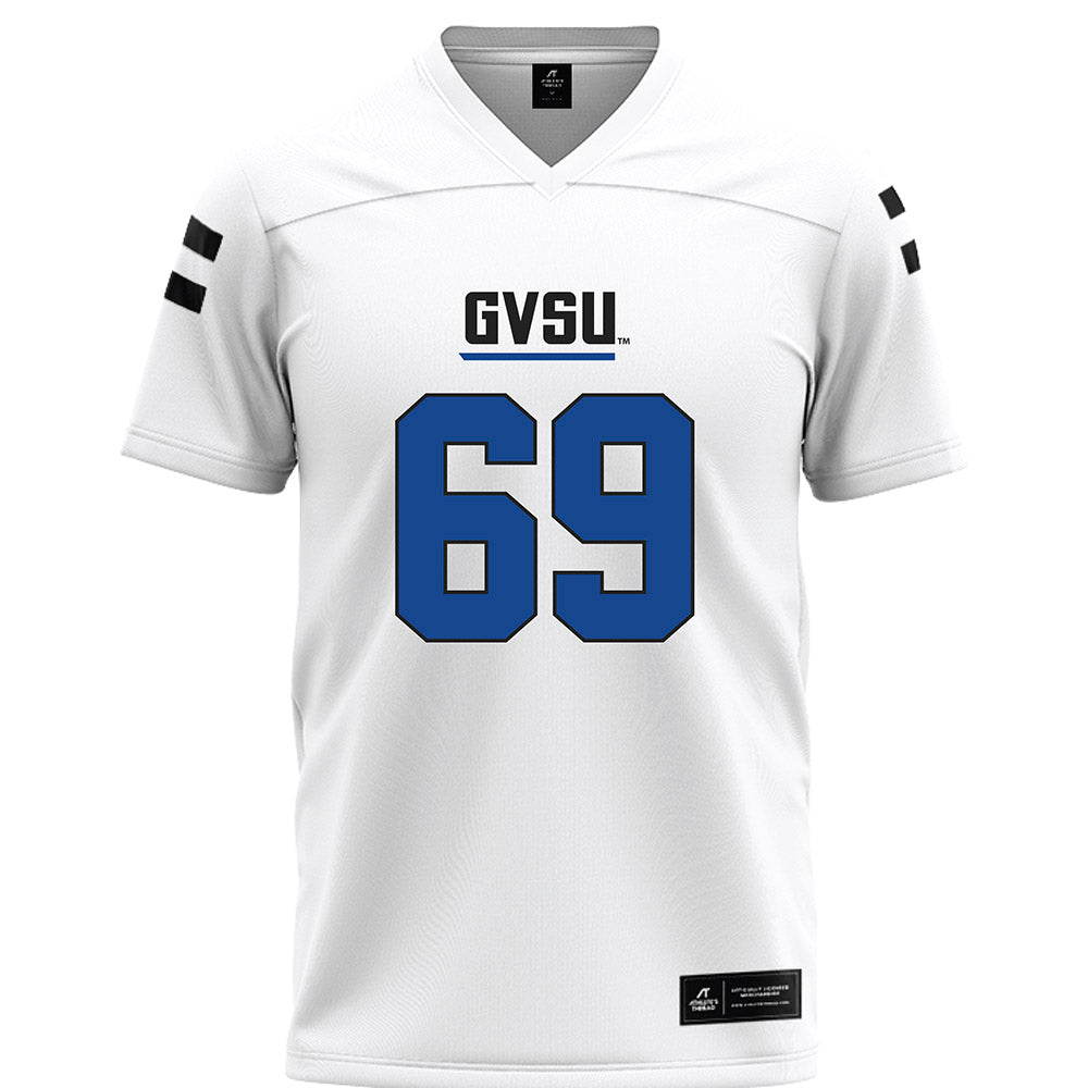 Grand Valley - NCAA Football : Cannon Mackey - White Football Jersey-0