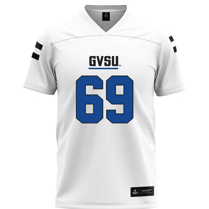 Grand Valley - NCAA Football : Cannon Mackey - White Football Jersey-0