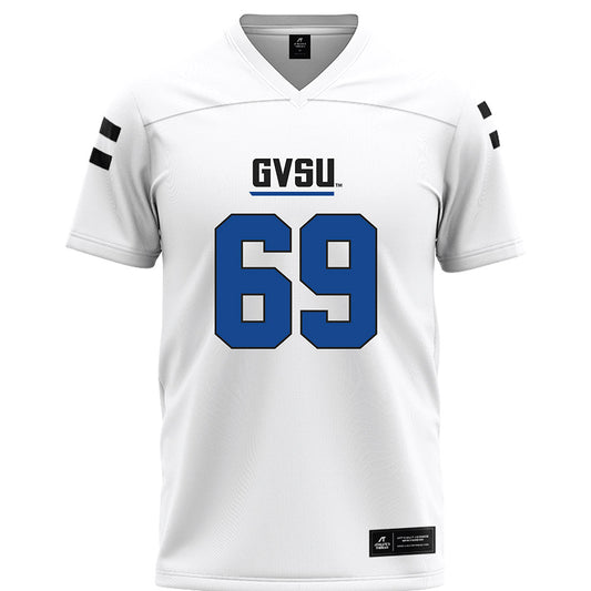 Grand Valley - NCAA Football : Cannon Mackey - White Football Jersey-0