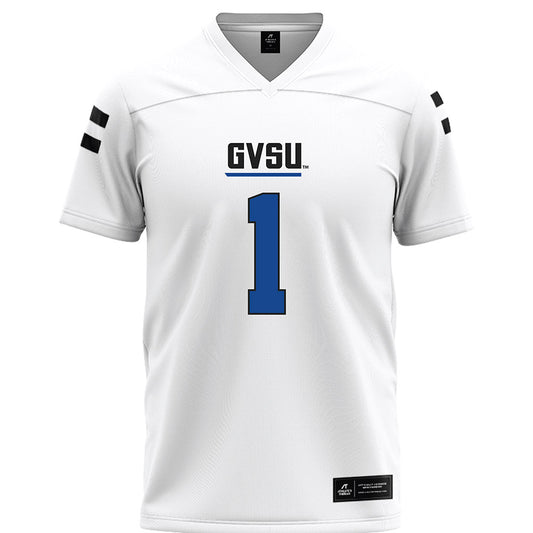 Grand Valley - NCAA Football : Keshawn Sheppard - White Football Jersey-0