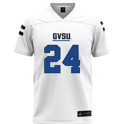 Grand Valley - NCAA Football : Deondray Monroe - White Football Jersey-0