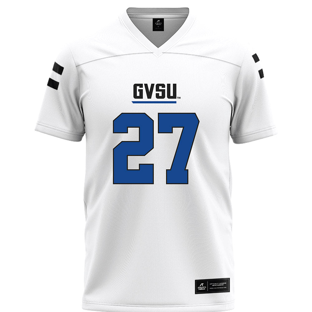 Grand Valley - NCAA Football : Damon Stennis - White Football Jersey-0