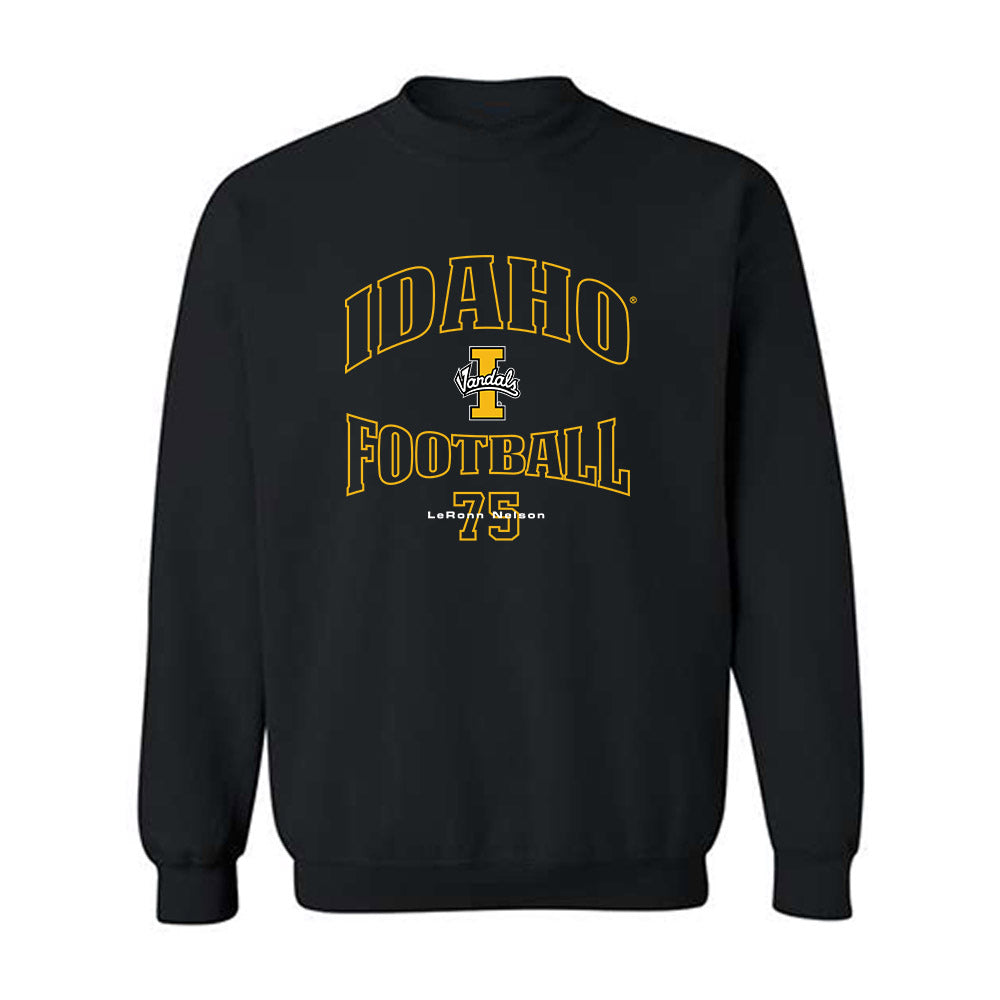 Idaho - NCAA Football : LeRonn Nelson - Classic Fashion Shersey Crewneck Sweatshirt-0