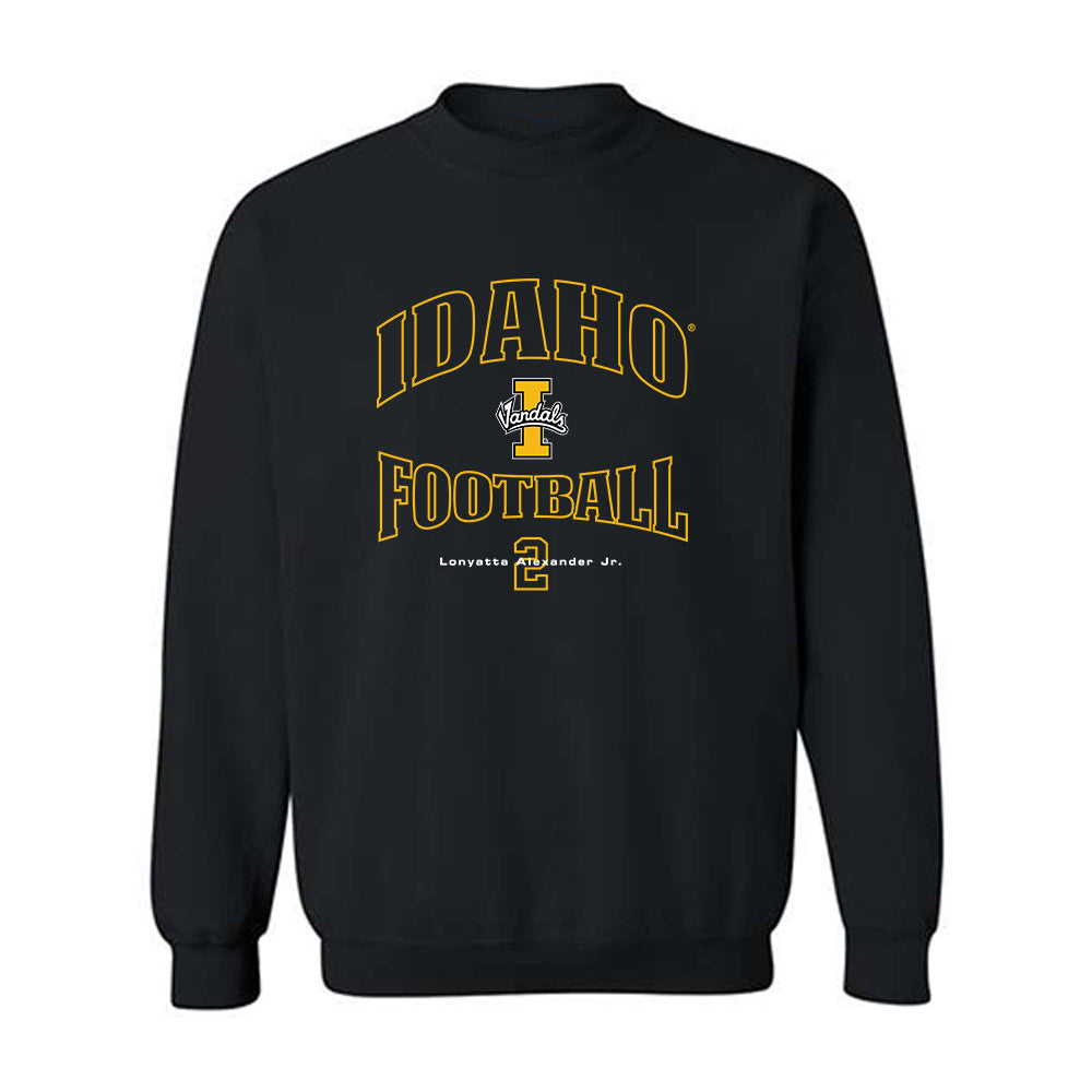 Idaho - NCAA Football : Lonyatta Alexander Jr. - Classic Fashion Shersey Crewneck Sweatshirt-0