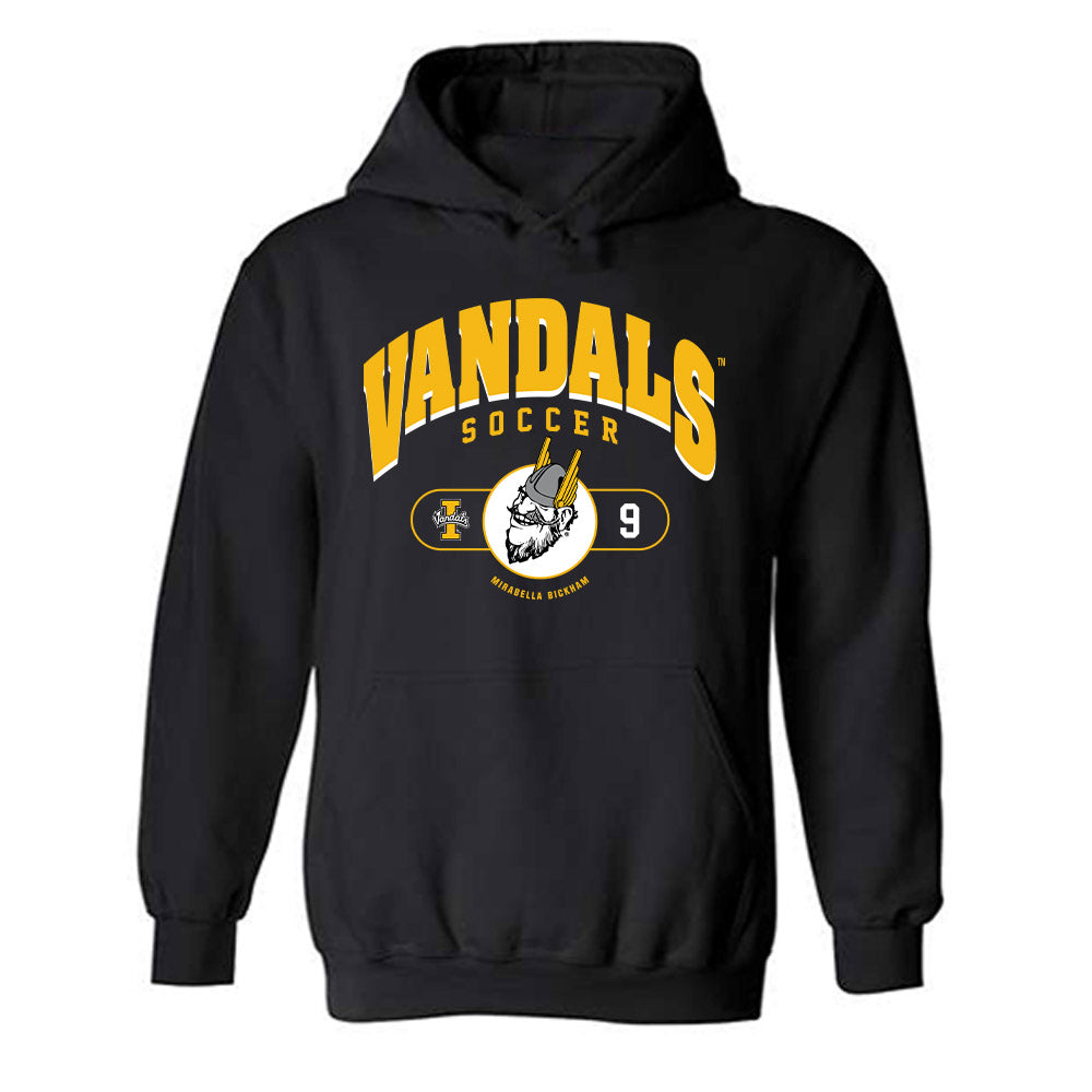 Idaho - NCAA Women's Soccer : Mirabella Bickham - Classic Fashion Shersey Hooded Sweatshirt-0