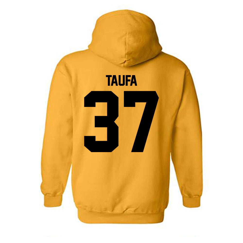 Idaho - NCAA Football : Ocean Taufa - Classic Shersey Hooded Sweatshirt-1