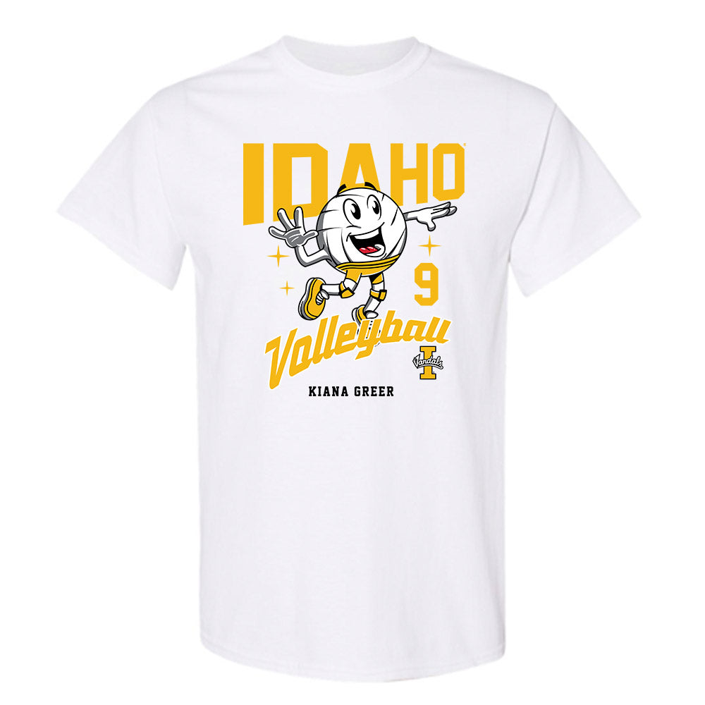 Idaho - NCAA Women's Volleyball : Kiana Greer - Fashion Shersey T-Shirt-0