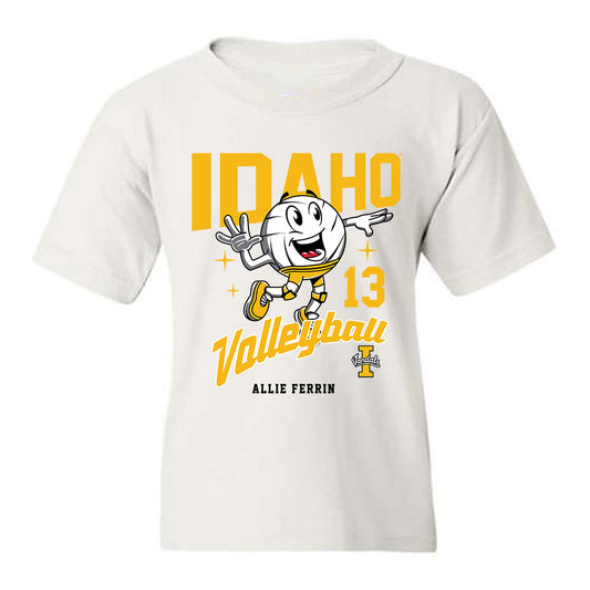 Idaho - NCAA Women's Volleyball : Allie Ferrin - Fashion Shersey Youth T-Shirt-0
