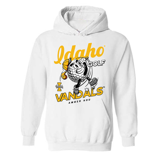 Idaho - NCAA Women's Golf : Amber Hou - Fashion Shersey Hooded Sweatshirt-0