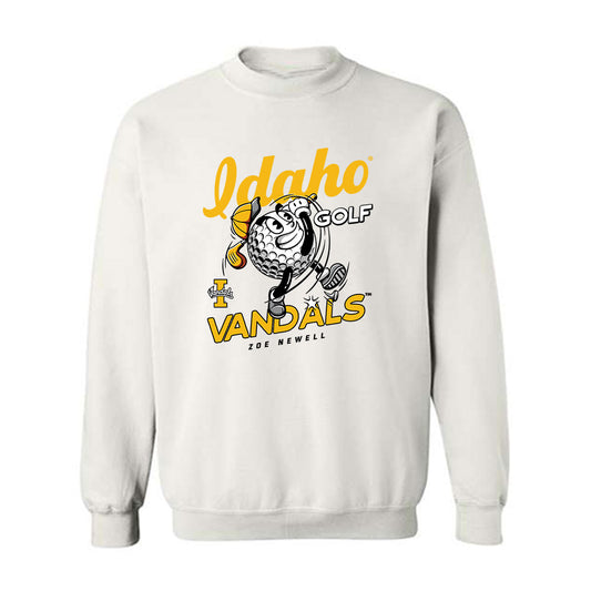 Idaho - NCAA Women's Golf : Zoe Newell - Fashion Shersey Crewneck Sweatshirt-0