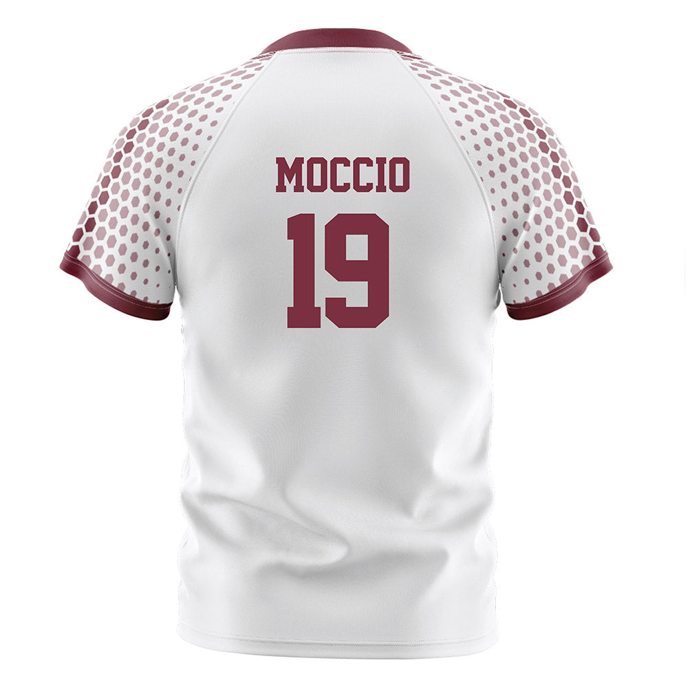 UMass - NCAA Men's Soccer : Brad Moccio - White Soccer Jersey