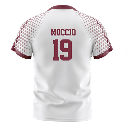 UMass - NCAA Men's Soccer : Brad Moccio - White Soccer Jersey