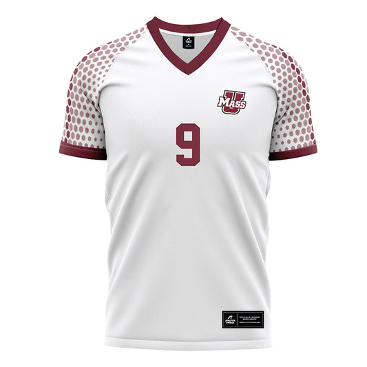 UMass - NCAA Men's Soccer : Matt Cence - White Soccer Jersey-0