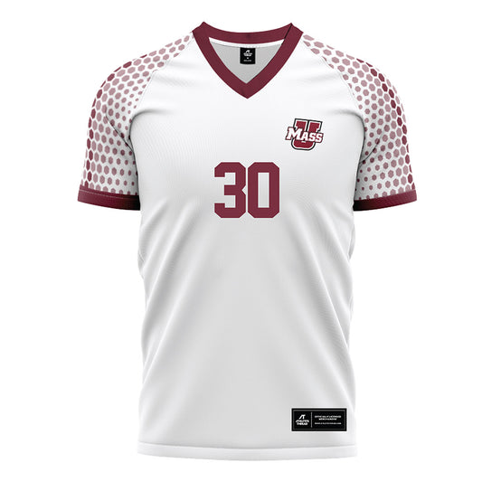 UMass - NCAA Men's Soccer : Crew Hartlage - White Soccer Jersey-0