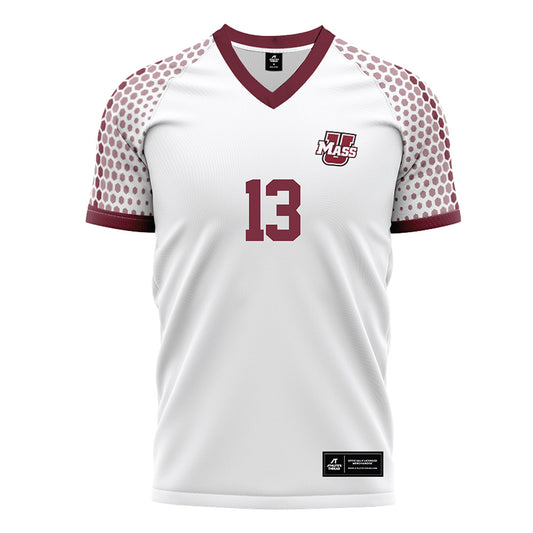 UMass - NCAA Men's Soccer : Joseph Bianco - White Soccer Jersey-0