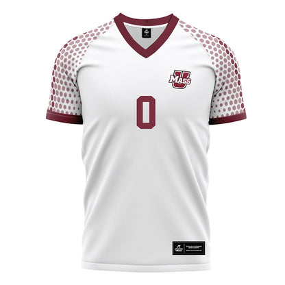 UMass - NCAA Men's Soccer : Dean Linden - White Soccer Jersey-0