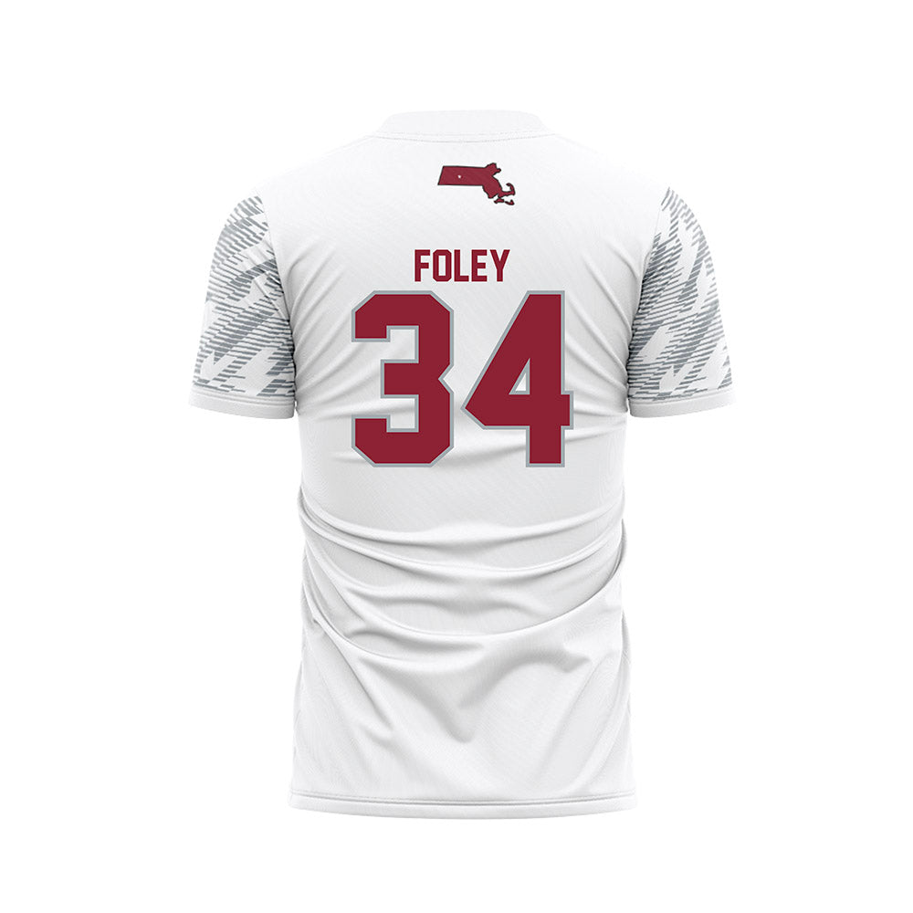 UMass - NCAA Women's Soccer : Maelyn Foley - White Soccer Jersey-1