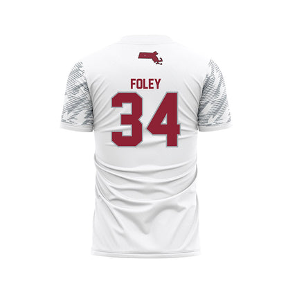UMass - NCAA Women's Soccer : Maelyn Foley - White Soccer Jersey-1