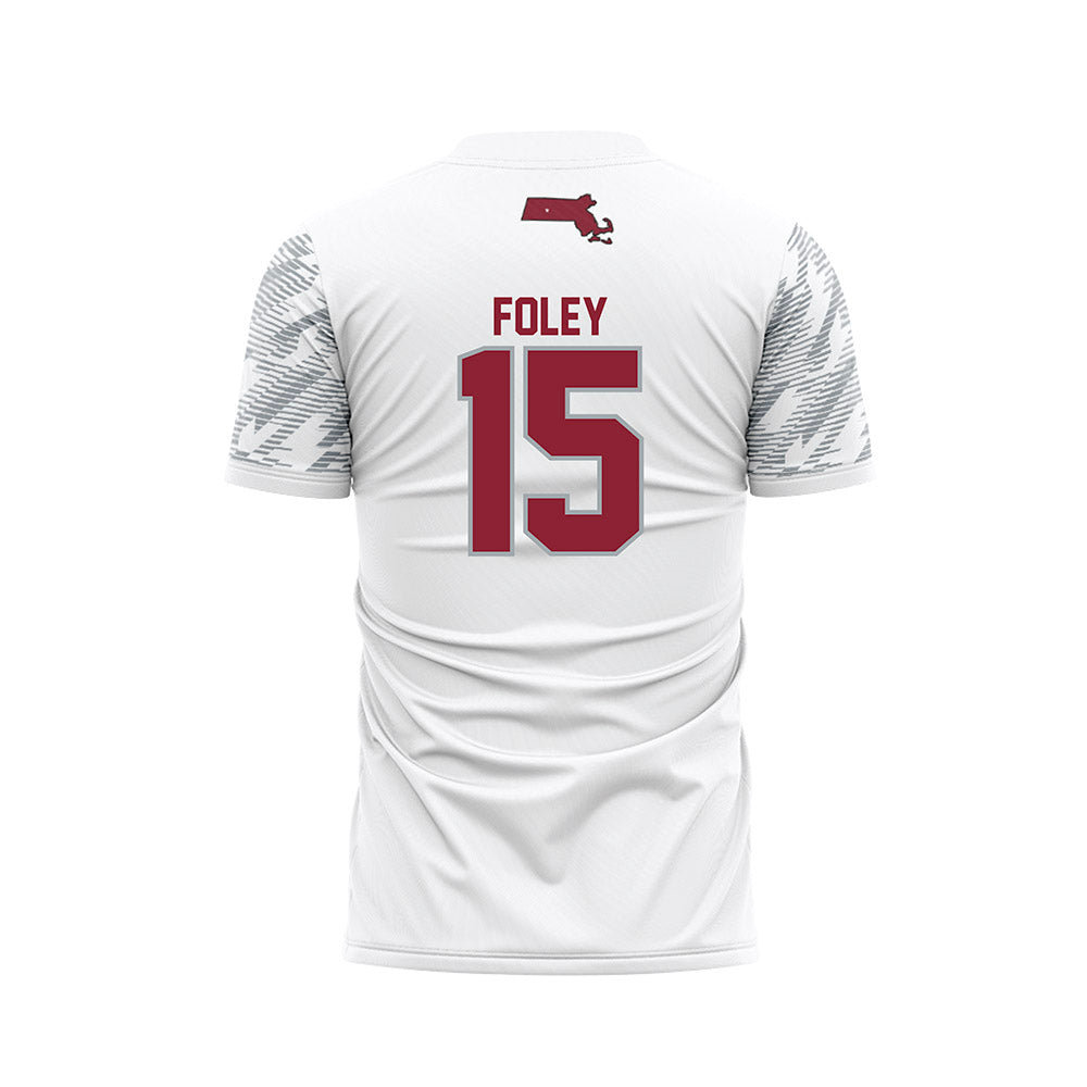UMass - NCAA Women's Soccer : Sophia Foley - White Soccer Jersey-1