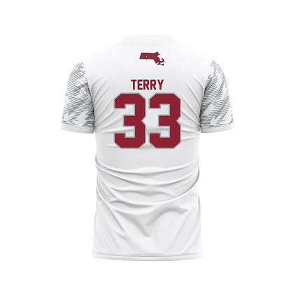 UMass - NCAA Women's Soccer : Lexi Terry - White Soccer Jersey-1