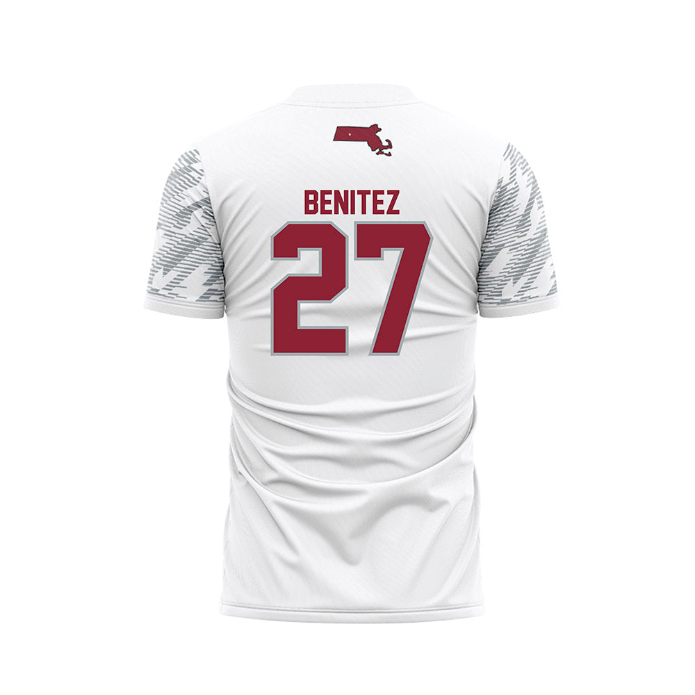 UMass - NCAA Women's Soccer : Carolina Benitez - White Soccer Jersey-1