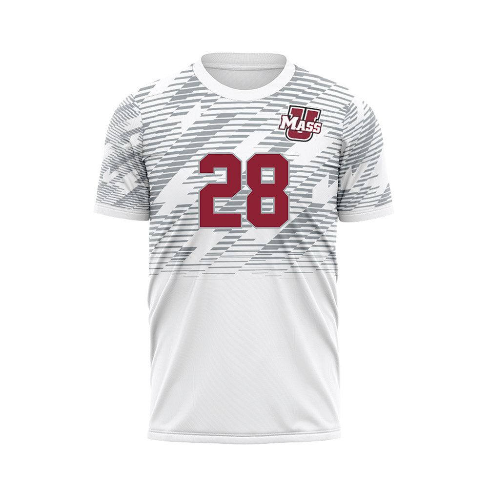 UMass - NCAA Women's Soccer : Julia Rosenberg - White Soccer Jersey-0