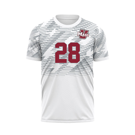 UMass - NCAA Women's Soccer : Julia Rosenberg - White Soccer Jersey-0