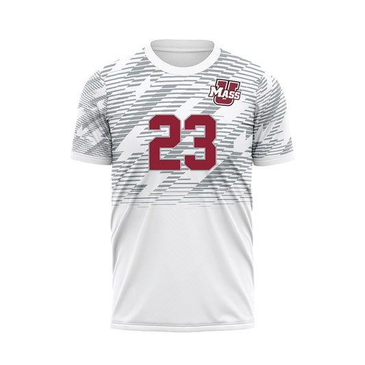 UMass - NCAA Women's Soccer : Aline Traber - White Soccer Jersey-0