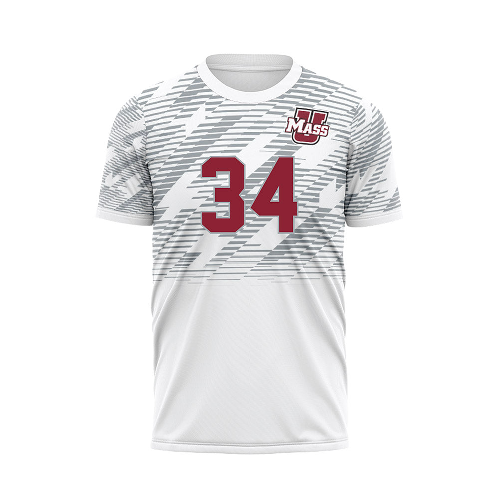 UMass - NCAA Women's Soccer : Maelyn Foley - White Soccer Jersey-0