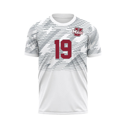 UMass - NCAA Women's Soccer : Catalina Mangone - White Soccer Jersey-0