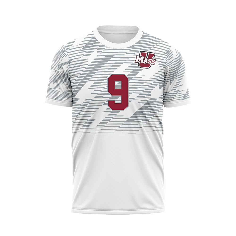 UMass - NCAA Women's Soccer : Peyton Costello - White Soccer Jersey-0